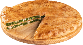 Фирменный пирог с курицей, шпинатом и сыром